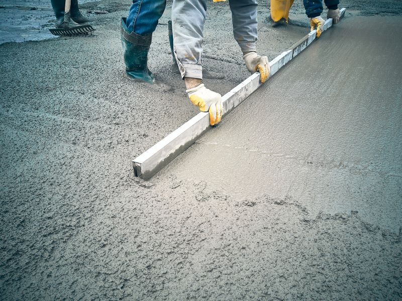 Spring Concrete Installation