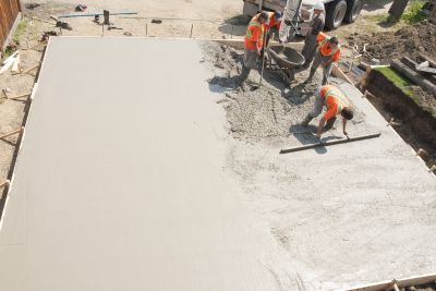 Driveway Concrete Pouring